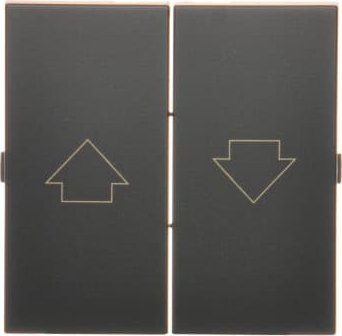 Kontakt-Simon Simon 54 Klawisze do mechanizmu SZP1M czarny mat DKZP1/49