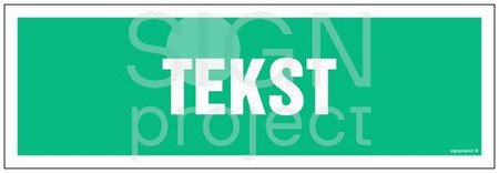 ZN006 - Znak na zamówienie Wzór A-006 300x100