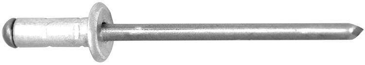 Nit jednostronnie zamykany, wielozakresowy,aluminium/stal, łeb pł.-okr.3,2x8,0mm Goebel