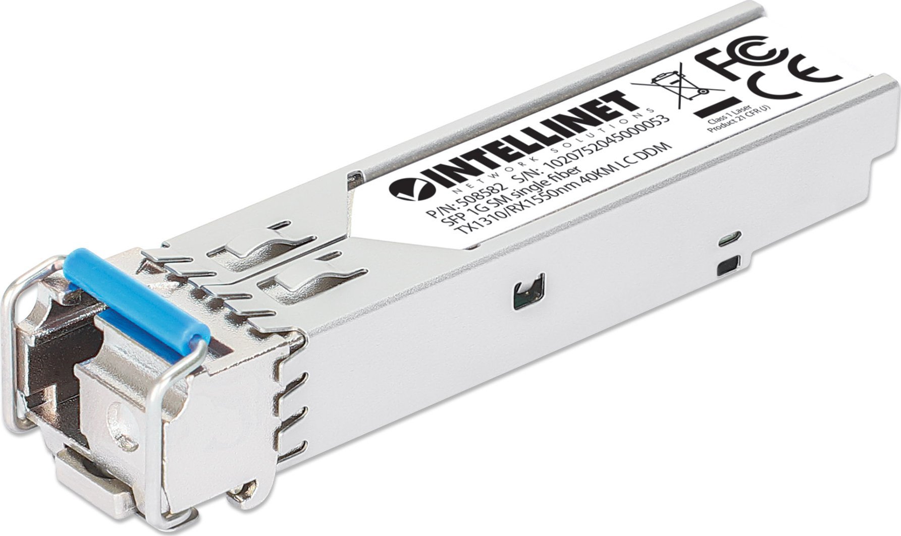 Moduł SFP Intellinet Network Solutions Intellinet 508582 moduł przekaźników sieciowych Swiatłowód 1000 Mbit/s SFP