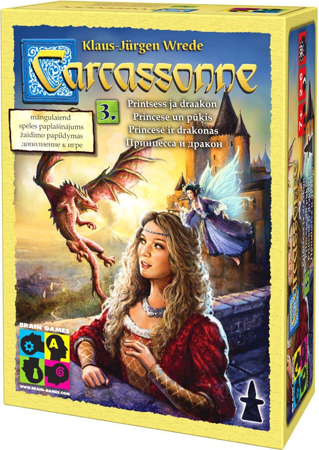 Carcassonne exp 3: The Princess & The Dragon