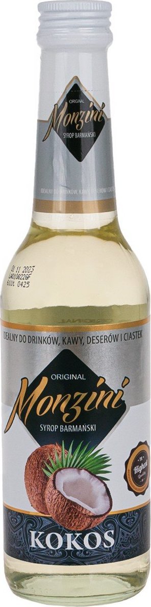 Monzini Monzini Kokos Syrop barmański 320 ml
