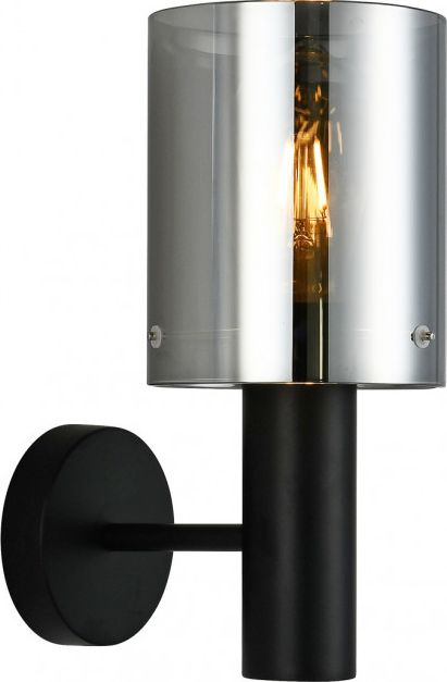 Kinkiet Italux Kinkiet ścienny dymiony Italux Sardo WL-5581-1A-BK+SG