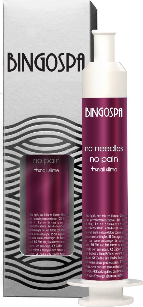 BingoSpa Bez igieł, bez bólu ze śluzem ślimaka BingoSpa