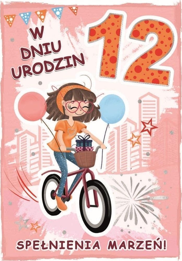 Karnet urodziny 12