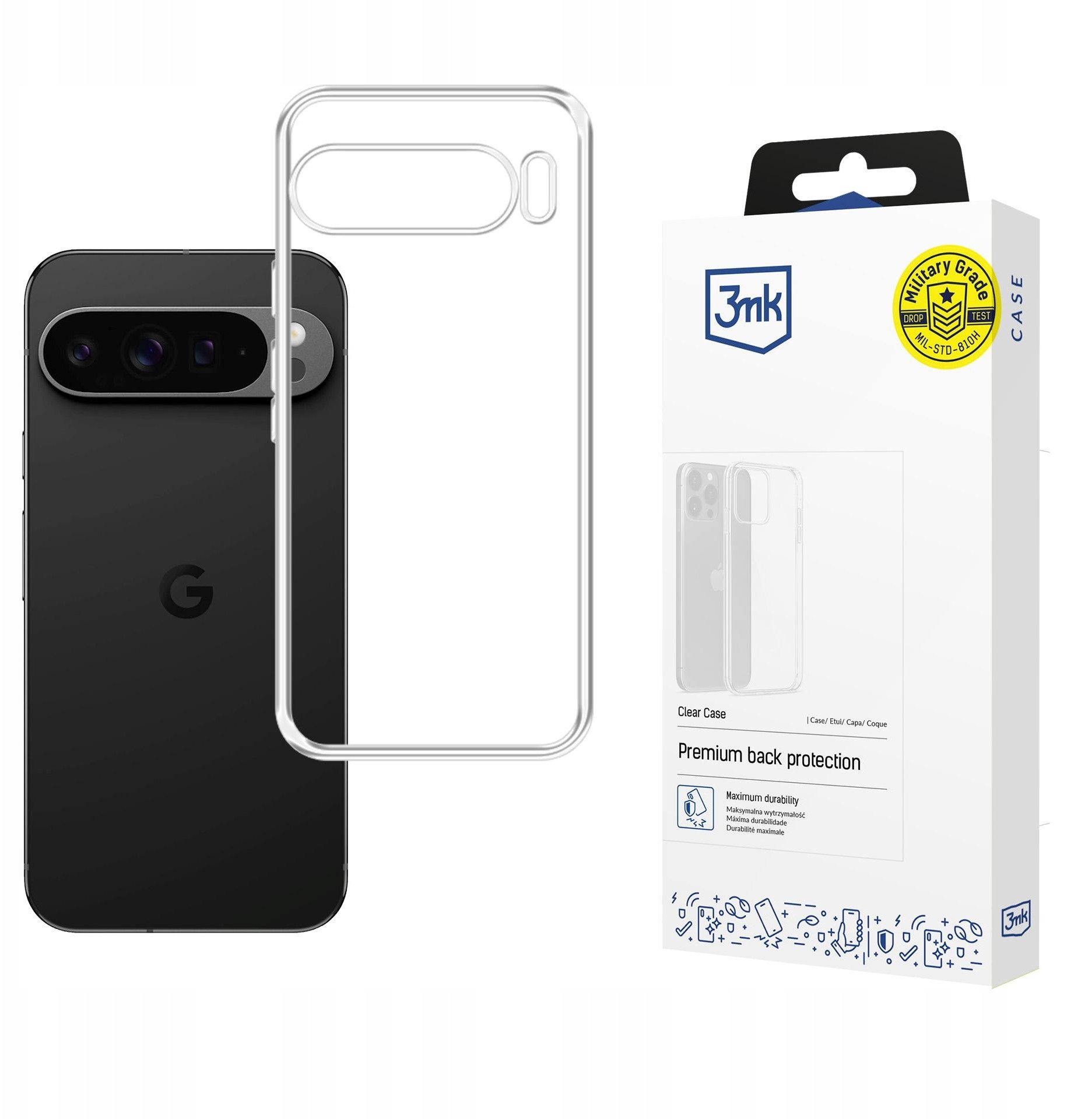 Google Pixel 10 Pro XL - 3mk Clear Case