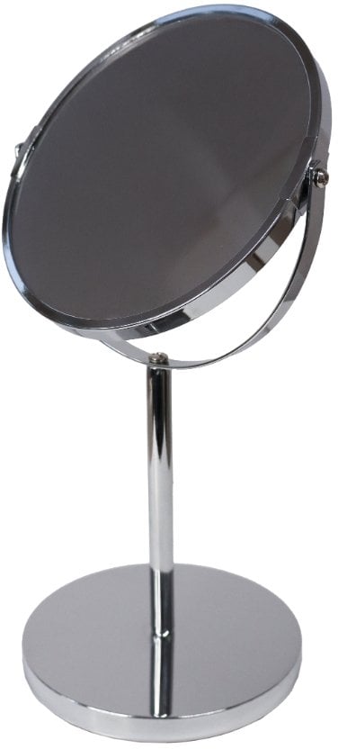 Lusterko kosmetyczne Lustro kosmetyczne stołowe chromowane 1:3 17cm