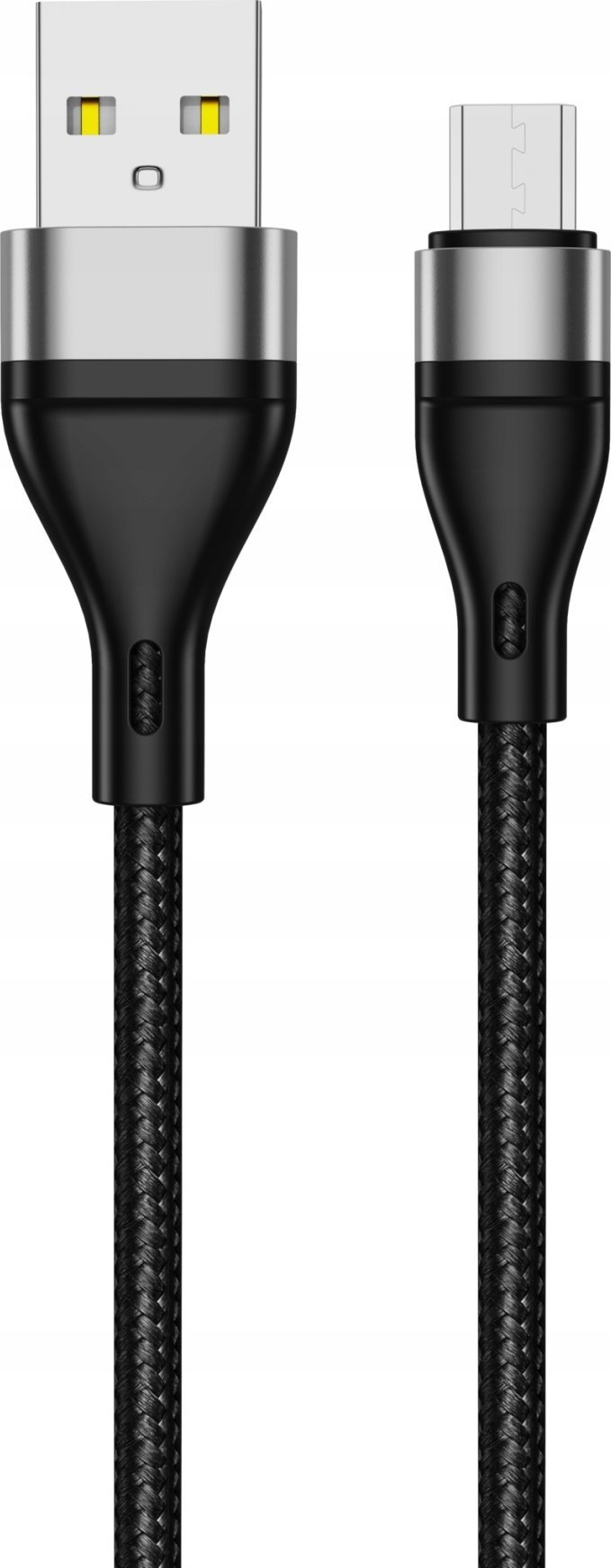 Kabel USB Jellico USB-A - microUSB 1 m Czarny (6974929202262)