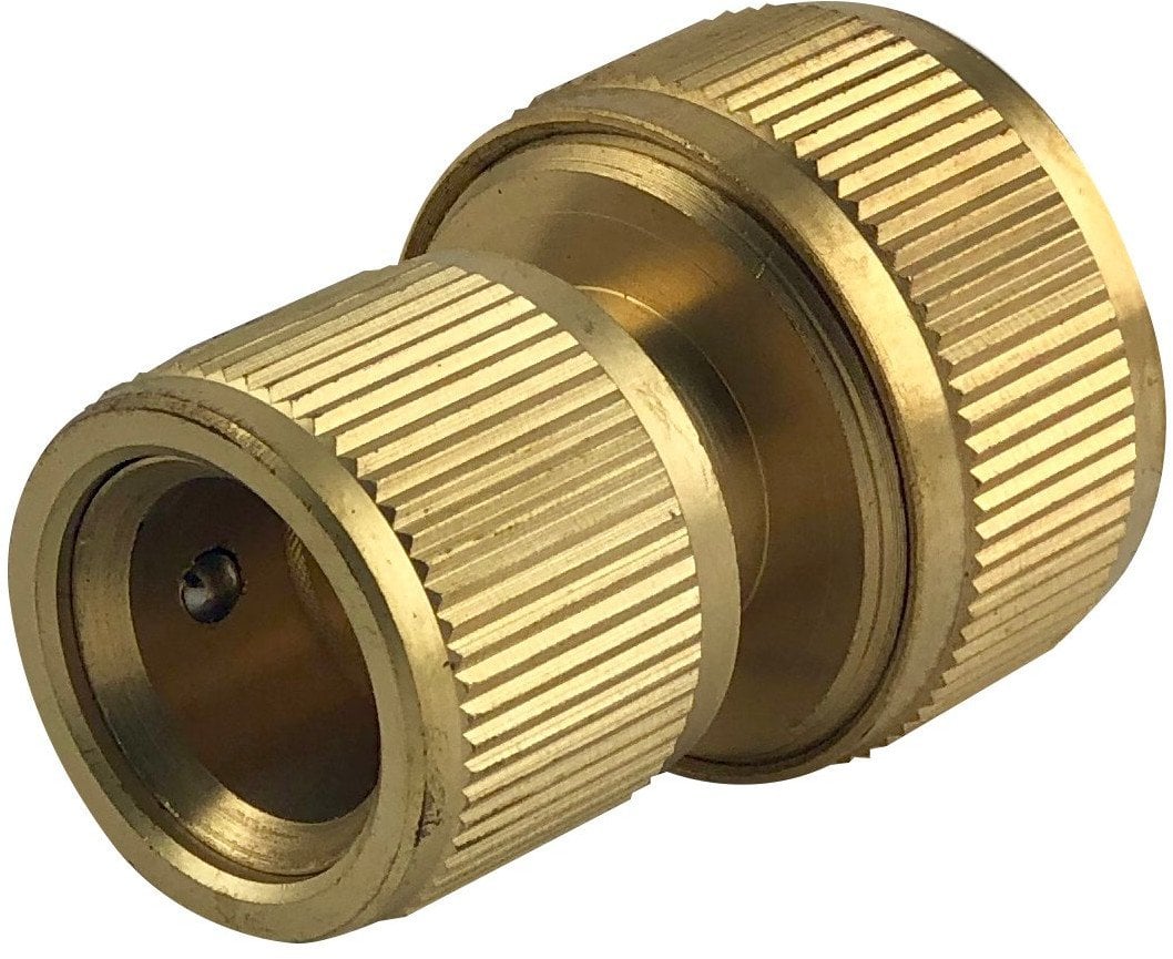 HOSE CONNECT STOP BRASS 3/4 HAUSHALT