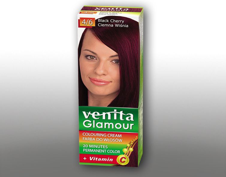 Venita Farba do włosów GLAMOUR 4/6 ciemna wiśnia