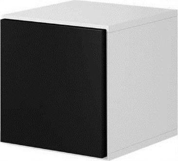 Cama Meble Regał ROCO RO5 37/37/39 biały/ biały/ czarny