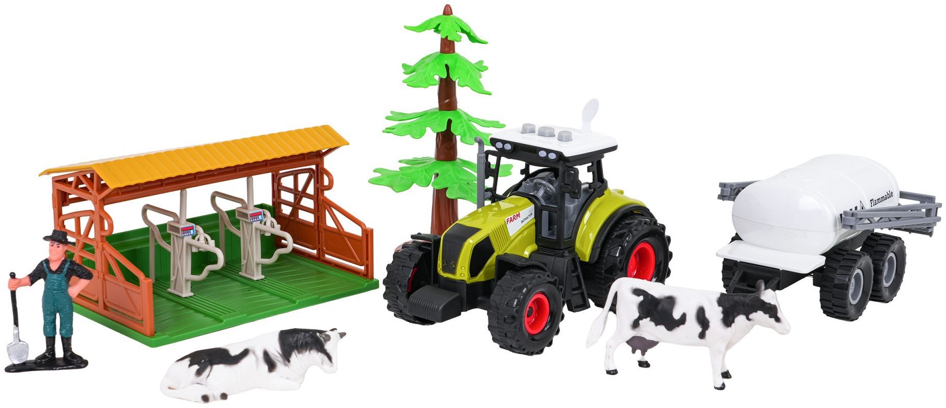 Zestaw Farmerski z Traktorem