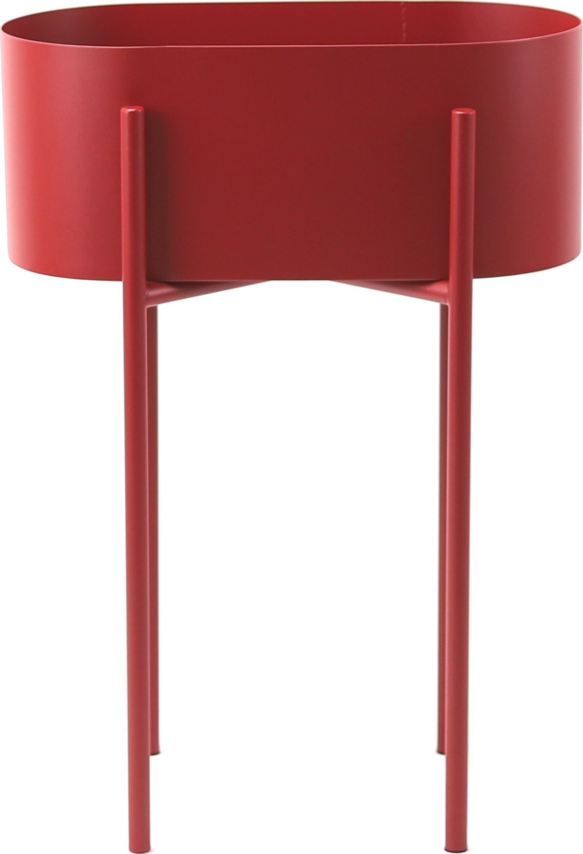 Jakpoldesign Kwietnik Metalowy PIATO 70cm Bordowy