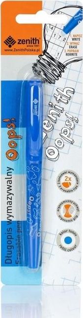 Zenith Długopis wymazywalny Oops niebieski bls ZENITH