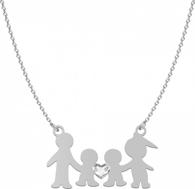 Radziszewska Jewellery Srebrny Naszyjnik RODZINA GRAWER GRATIS DEDYKACJA