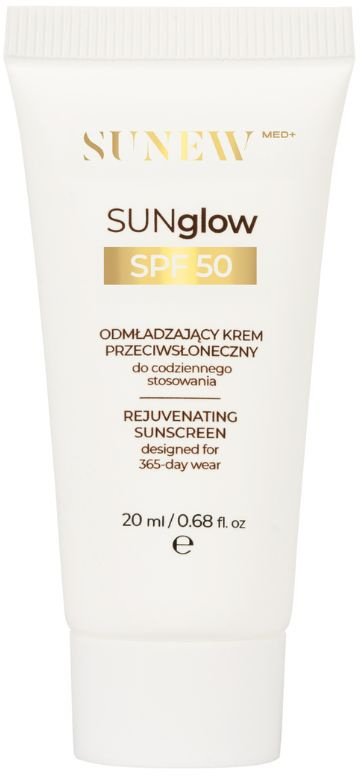 SunewMed+ SUNglow SPF50 Rejuvenating Sunscreen odmładzający krem przeciwsłoneczny 20ml