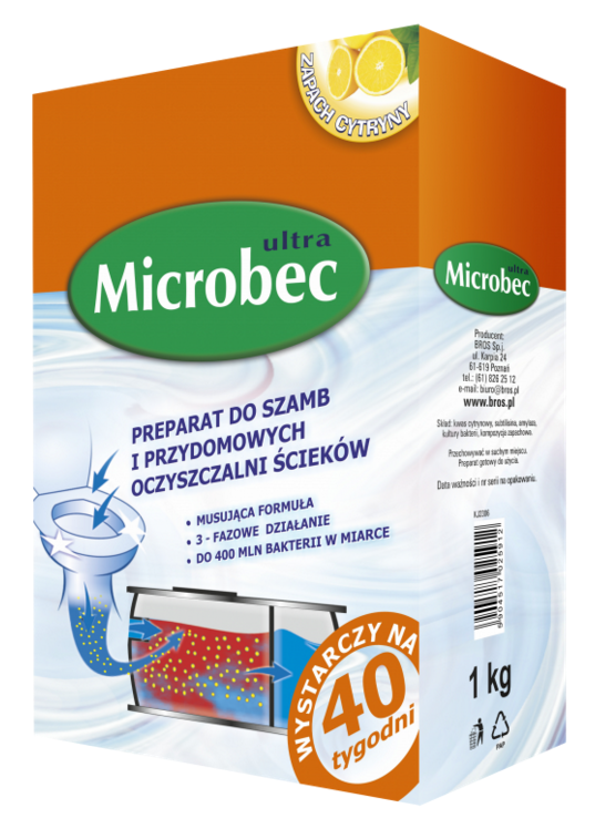 Bros Preparat do szamb MICROBET ULTRA saszetka 25g 207A