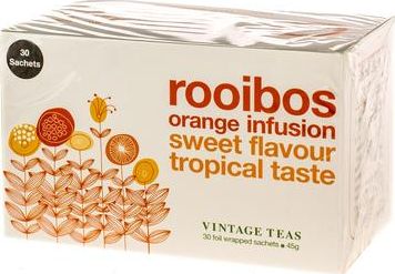 Vintage Teas Herbata ziołowa Rooibos Orange Infusion 30 torebek