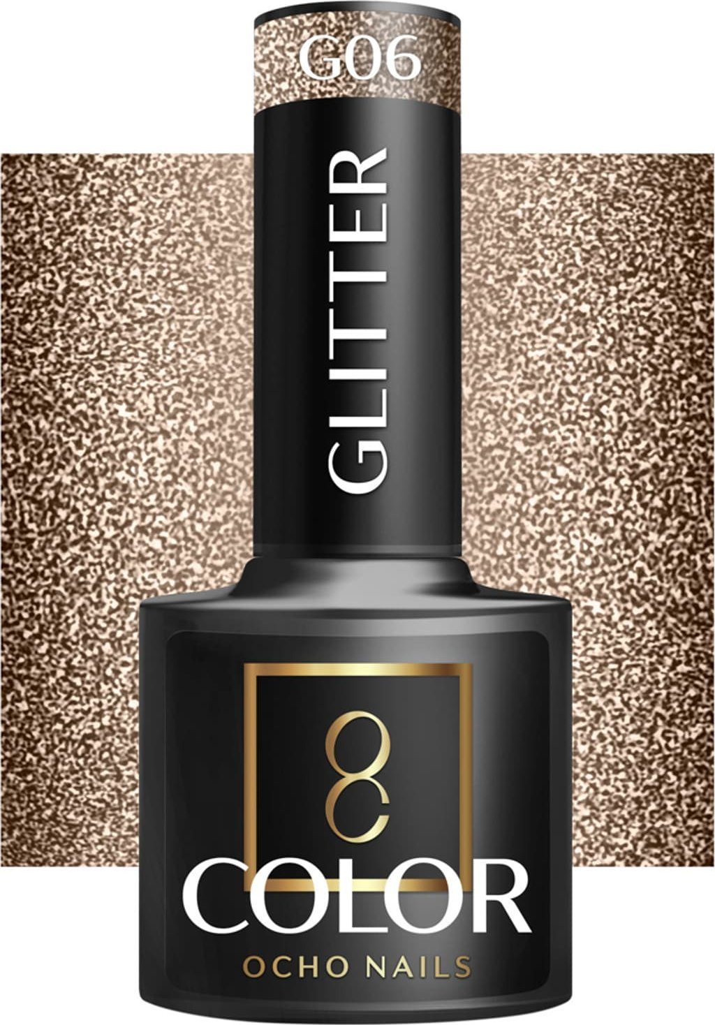 Activeshop OCHO NAILS Lakier hybrydowy glitter G06 -5 g