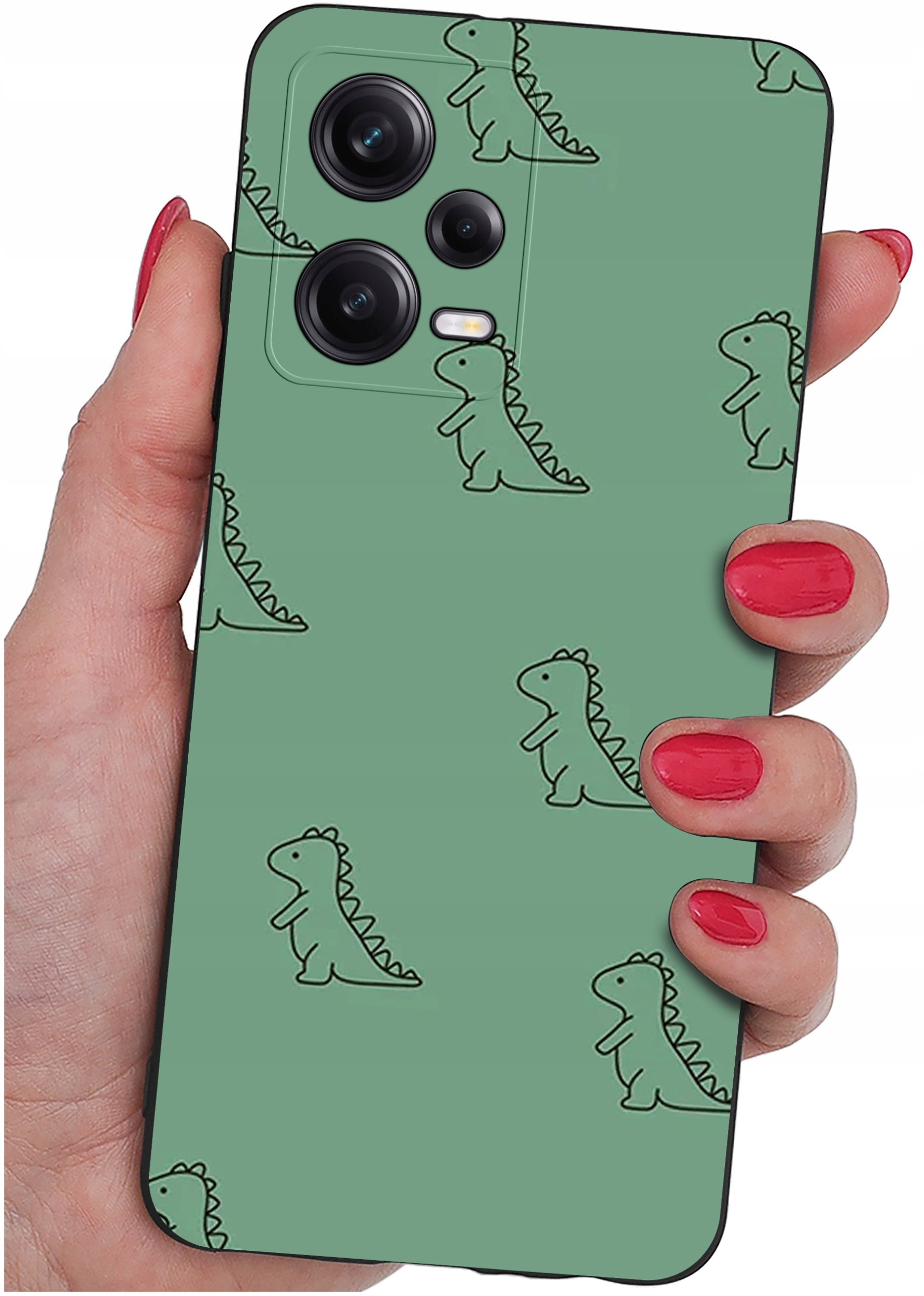 ETUI do Xiaomi Redmi Note 12 5G |Poco X5 5G | WZORY | SILIKONOWE MATT SZKŁO