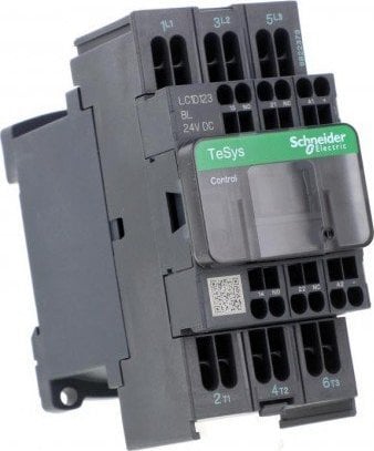 Schneider Electric Stycznik mocy I= 12A [AC-3], styki pom. 1NC+1NO, nap. cewki 24 V DC LC1D123BL