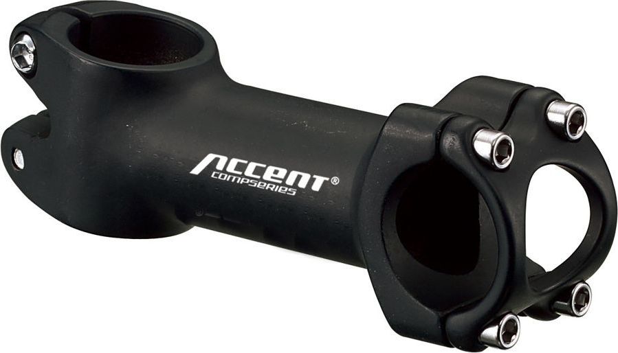 Accent Wspornik kierownicy Accent AS-32 AH 1-1/8", czarny piaskowany 25,4 x 100 mm