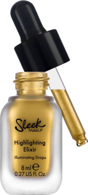 Sleek MakeUP SLEEK Highlighting Elixir PŁYNNY ROZŚWIETLACZ Drippin' (Gold)