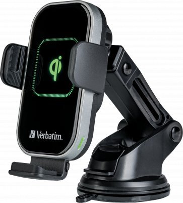 Verbatim Do samochodu, z ładowarką indukcyjną, technologi Qi, czarna