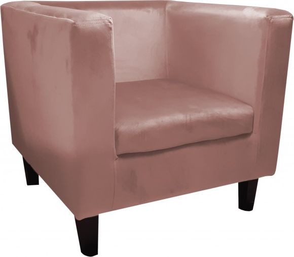 Atos Fotel GRON VELVET różowy wypoczynkowy ATOS