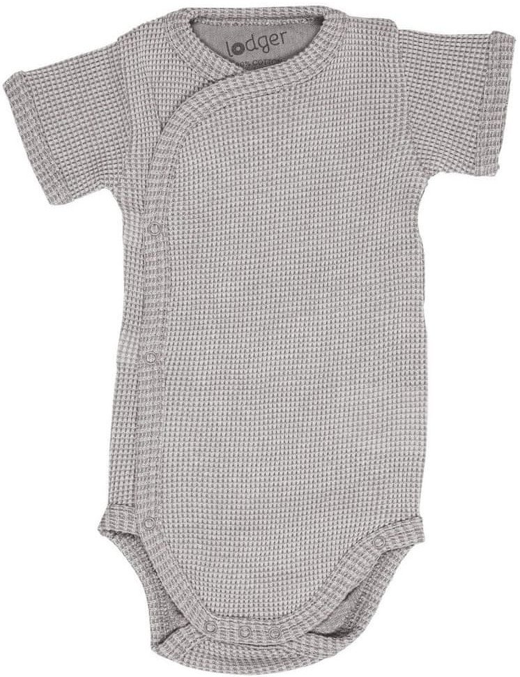 Lodger Romper Ciumbelle knitted cotton bodysuit with short sleeves Donkey 68 cm RFC 078_68