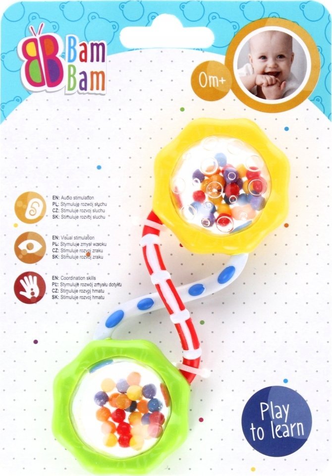 BamBam BAM BAM GRZECHOTKA KULE 13X18X4 B/C 96