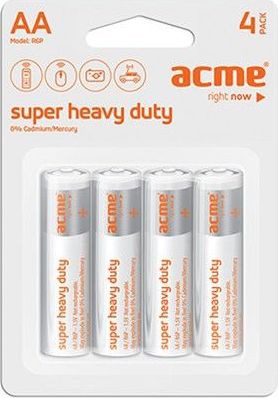 Acme Bateria Super Heavy Duty AA / R6 4 szt.
