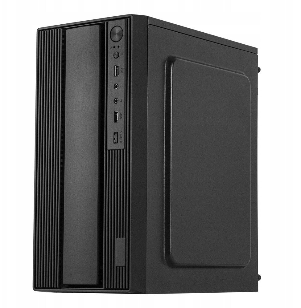EUROCASE skříň MC MF-300B, Micro Tower, 2x USB 3.0, 2x audio, bez zdroje