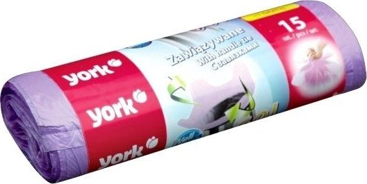 York Mocne Worki na Śmieci Odpady Zawiązywane 60l 16 szt.