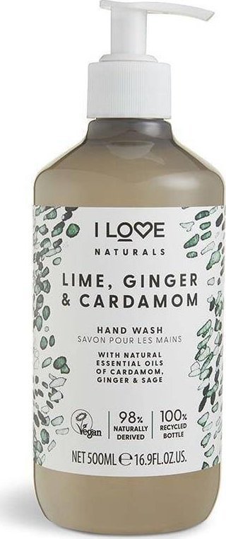 I love Naturals Hand Wash żel do mycia rąk Lime Ginger & Cardamon 500ml