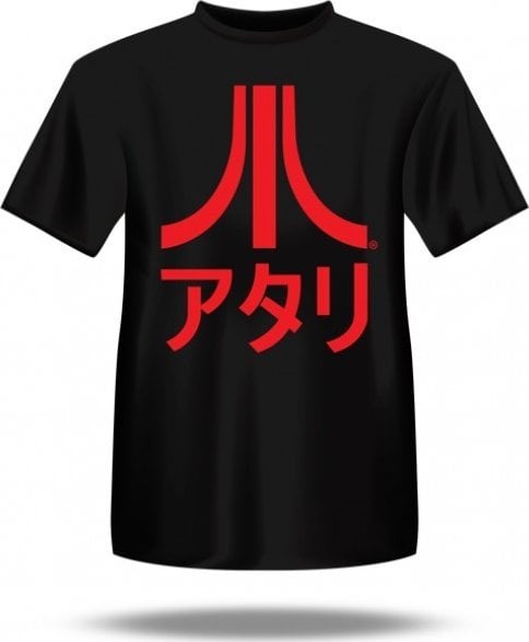 Under Armour Koszulka męska z japońskim logo ATARI / Czarna /L