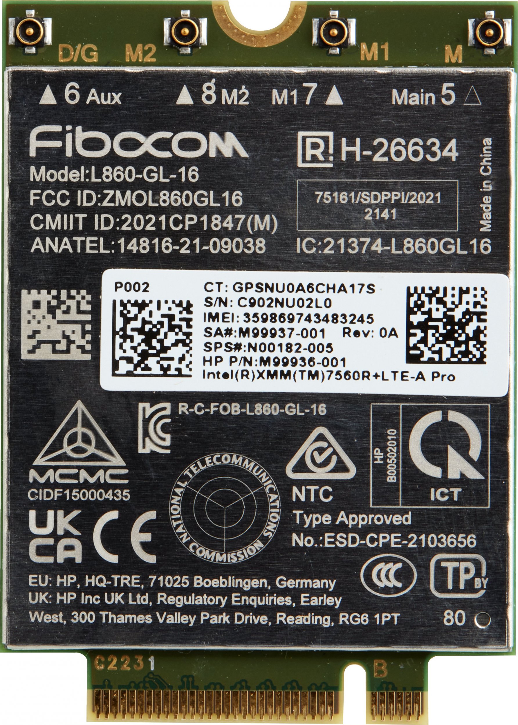 Karta sieciowa HP XMM 7560 R+ (7P993AA)
