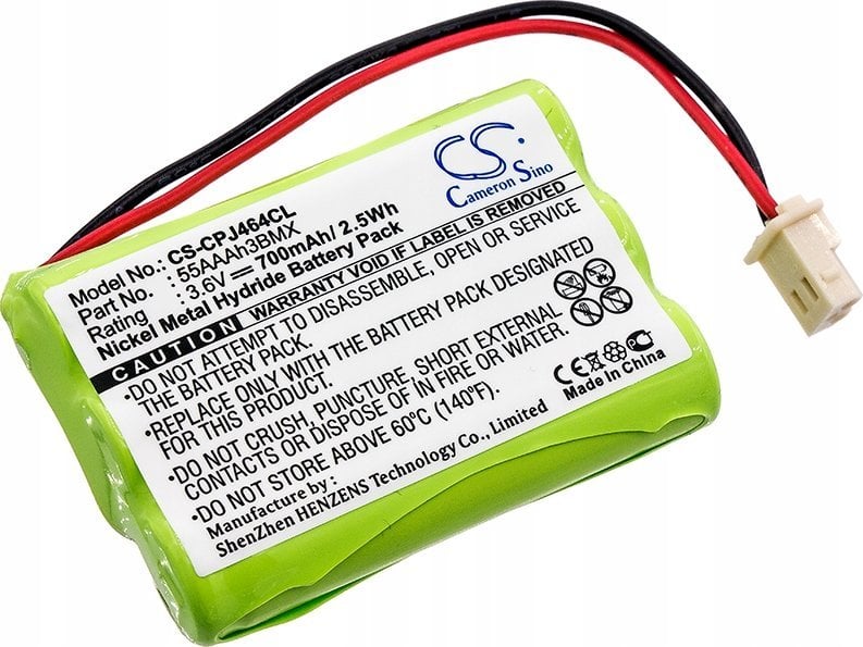 Bateria Cameron Sino Akumulator Bateria Typ Gp 60aaah3bmxz Audiovox Ap55aaah3 Ge Tl26401 Bell South Gh5862slex-3 Do Coby Casio Ge Sony Olympia Audiovo