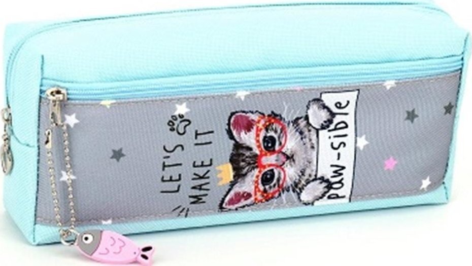 Piórnik tuba duża Kotek z rybką