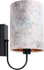 Kinkiet Lumes Nowoczesny miedziany kinkiet z abażurem tuba - S358-Veres