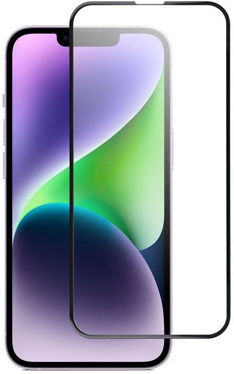 Szkło hartowane do iPhone 13 / 13 PRO / 14 / 16e (SE 4 2025) (full glue) Blue Star 5D czarne