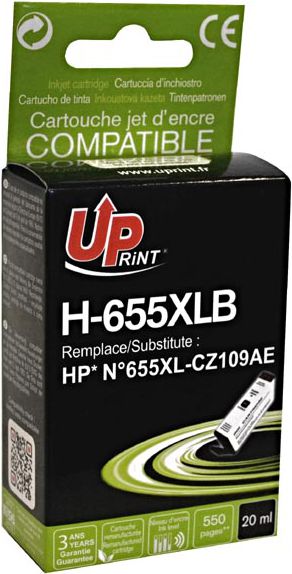 Tusz UPrint Tusz H-655XLB / CZ109AE, No.655 (Black)