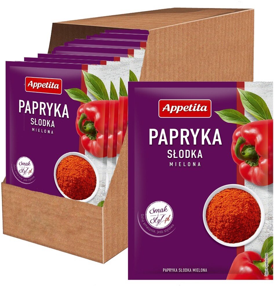 Appetita Papryka słodka mielona 20 g x 25 sztuk