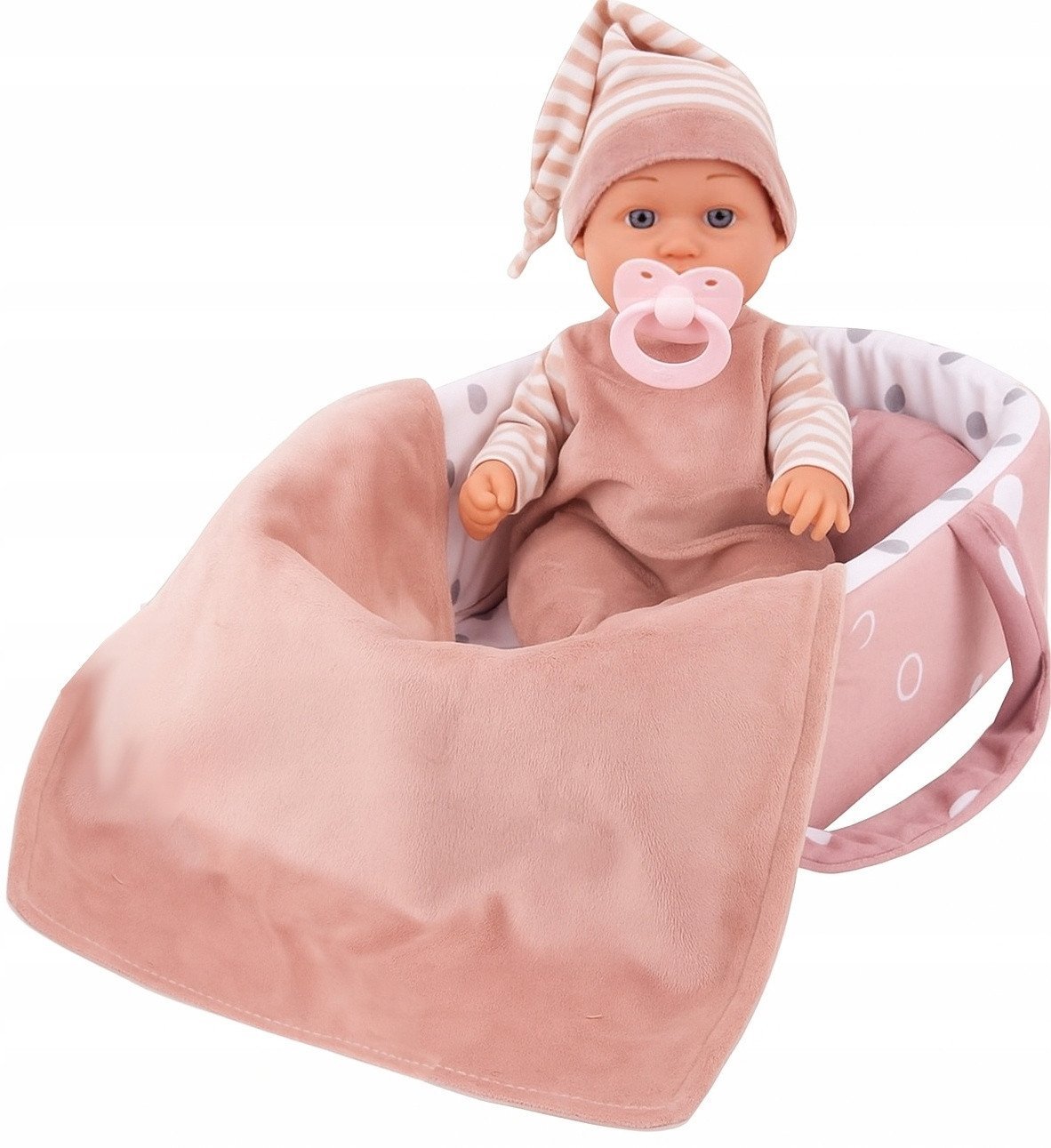 Lalka bobas z nosidełkiem