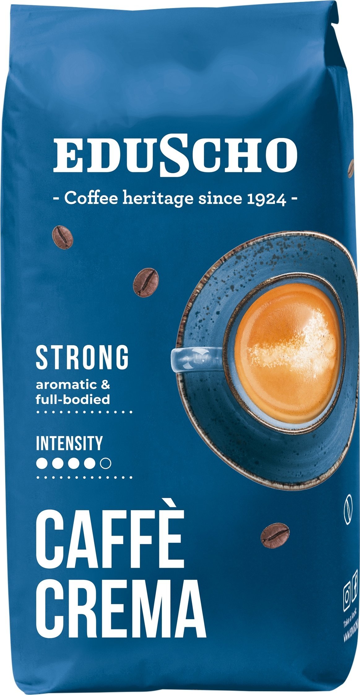 Kawa ziarnista Eduscho Caffe Crema Strong 1 kg