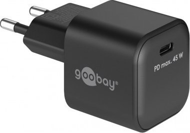 Ładowarka Goobay Szybka ładowarka USB-C PD (45 W), czarny
