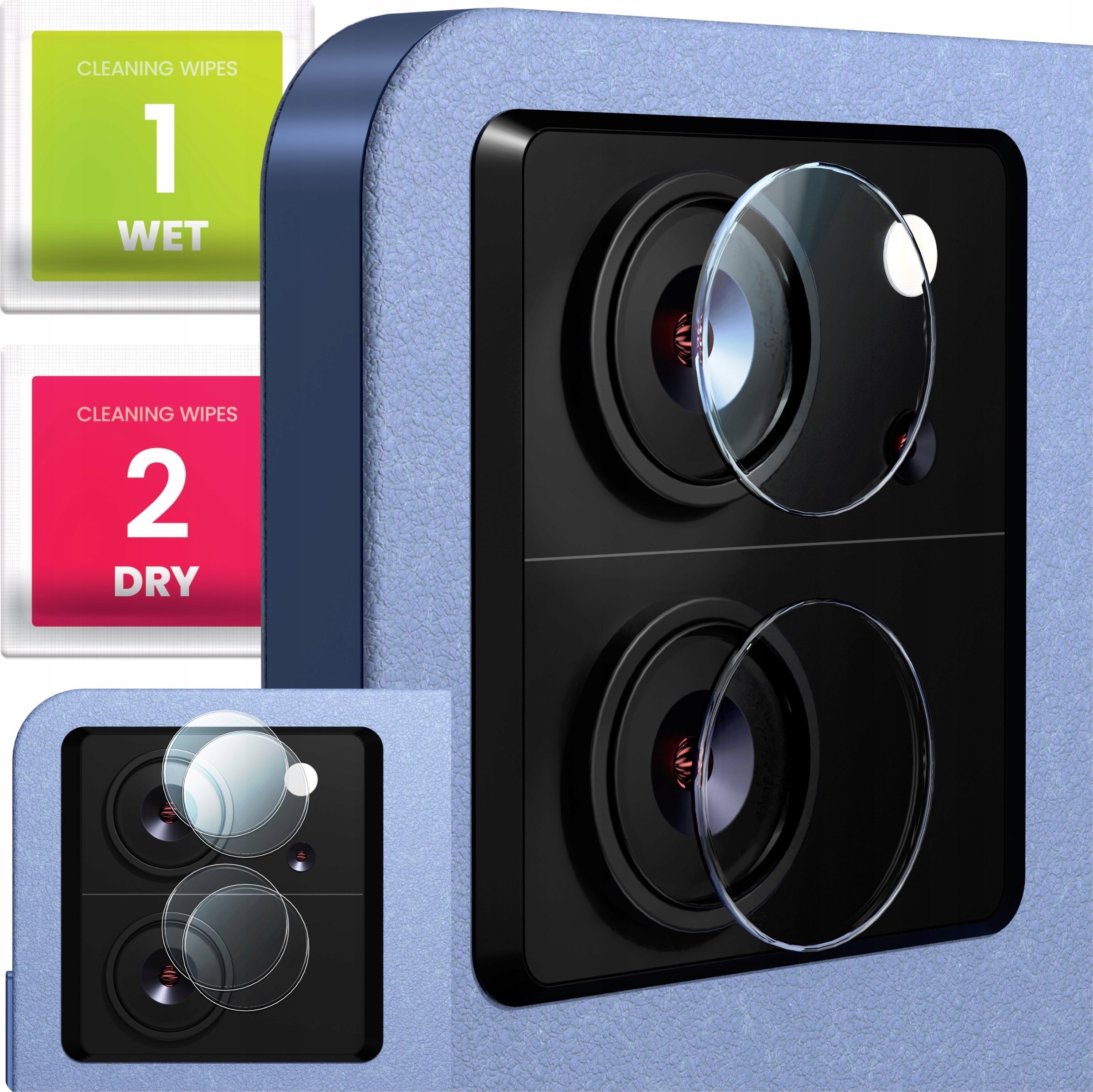 2-PAK Szkło Na Aparat Do Xiaomi 13T / 13T Pro (Hartowane, Ochronne, 9H)