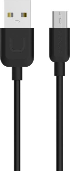 Kabel USB Usams USB-A - microUSB 1 m Czarny (MICUSBXD01)