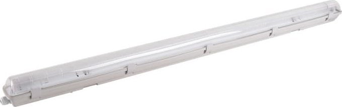 Volteno Oprawa hermetyczna pod tuby LED 1x120cm Szara IP65 ABS + PS 126,5x6,9x8,3cm VO2815