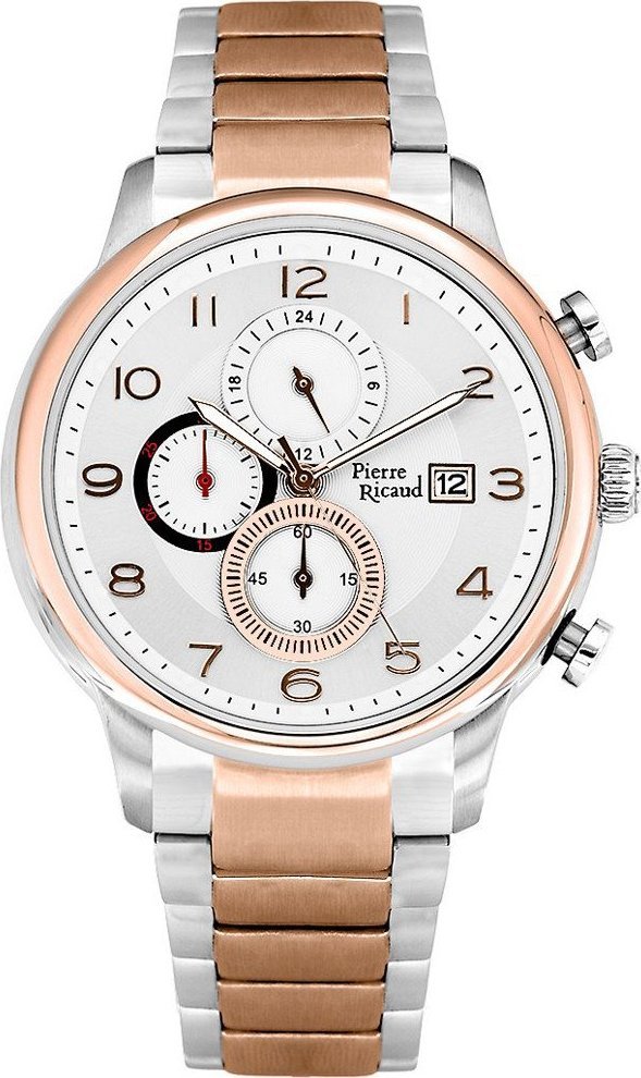 Zegarek Pierre Ricaud Zegarek męski Pierre Ricaud P97017.R123CH srebrny